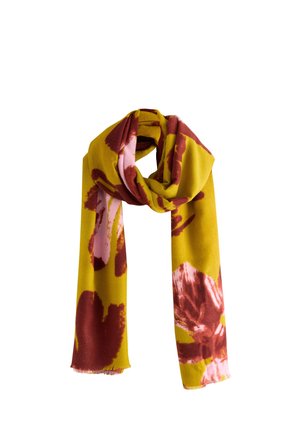 Next Scarf - green/pink floral