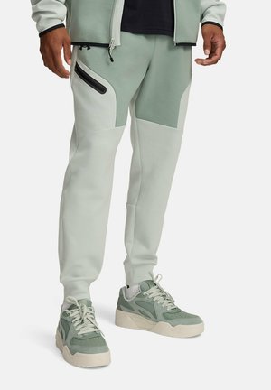 Under Armour UNSTOPPABLE FLEECE - Dresside alumine osa - silica green