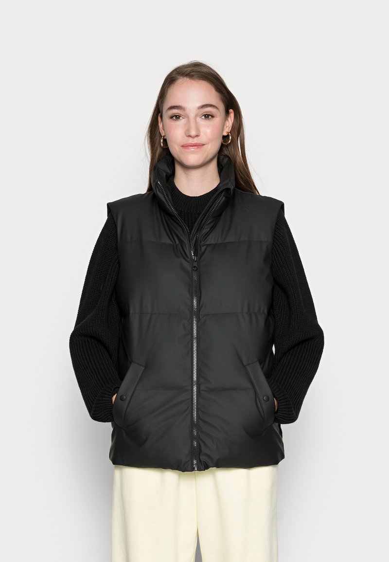 Damen Leichte Jacken | Vero Moda VMGRETA COATED WAISTCOAT Weste black/schwarz - CH96430 Damen Leichte Jacken | Vero Moda VMGRETA COATED WAISTCOAT Weste black/schwarz - CH96430