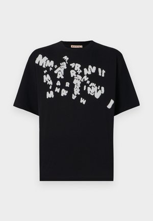 Marni T-shirts med print - black