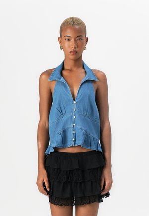 Top - light blue denim