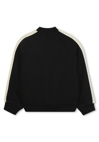 BOSS Kidswear Majica s kapuljačom i patentnim zatvaračem - black