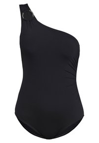 ONE SHOULDER - Badeanzug - black