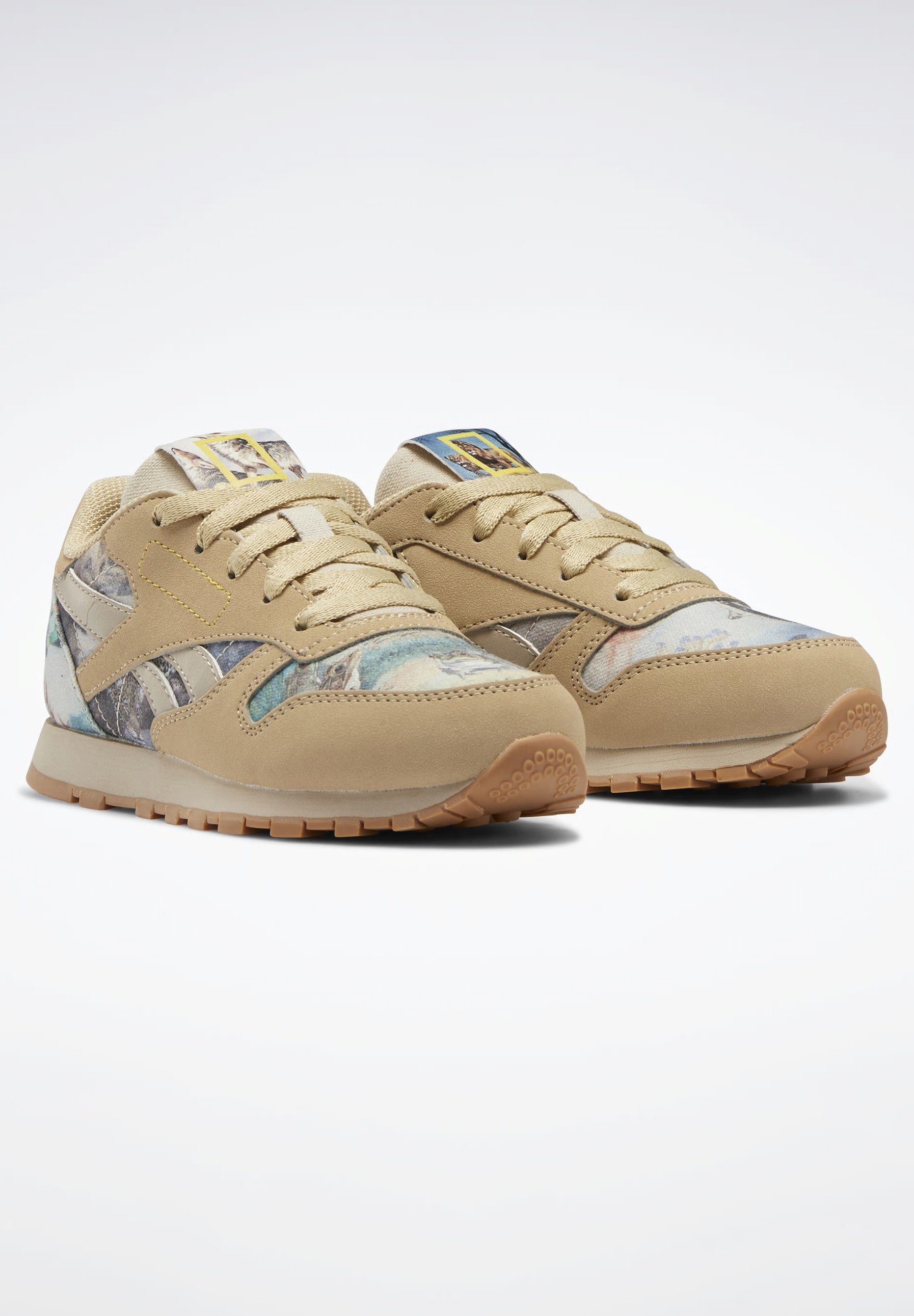 Reebok Classic Trainers - utility beige/parchment/soft camel/beige -  Zalando.co.uk