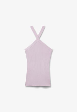Intimissimi, RIBBED SUPERIOR CROSSOVER - Unterhemd/-shirt - violet