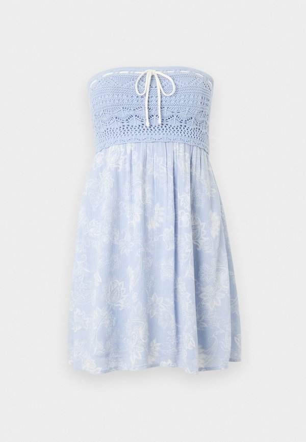 STRAPLESS MIX MINI DRESS - Day dress3