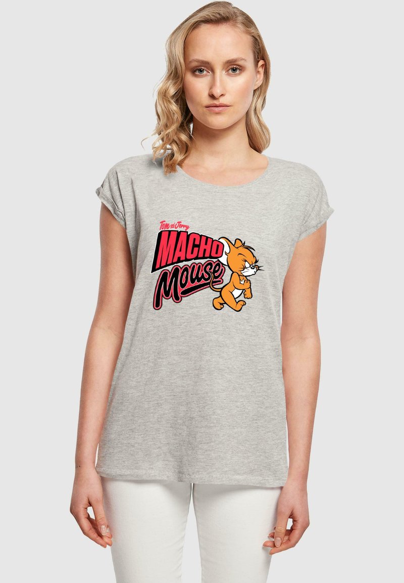 ABSOLUTE CULT TOM AND JERRY-MACHO MOUSE - T-shirts med print - heather grey