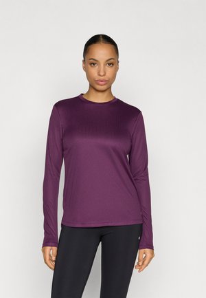 ESSENTIAL LONG SLEEVE TOP - Pitkähihainen paita - dark purple