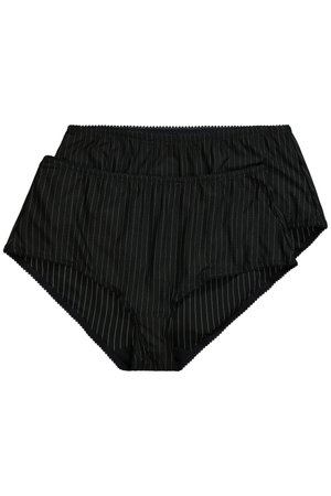 Ulla Popken, 2ER-PACK - Slip - black