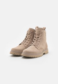 Calvin Klein Jeans BOOT MID LACEUP ICONIC - Stivaletti stringati - triple savannah tan