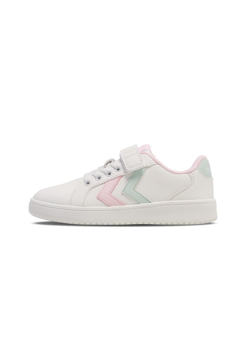 Hummel DERBY - Träningsskor - white pink