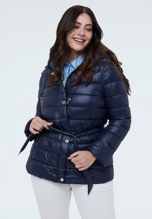 TRAPUNTATA CON  ANNODATA - Winterjas - blu