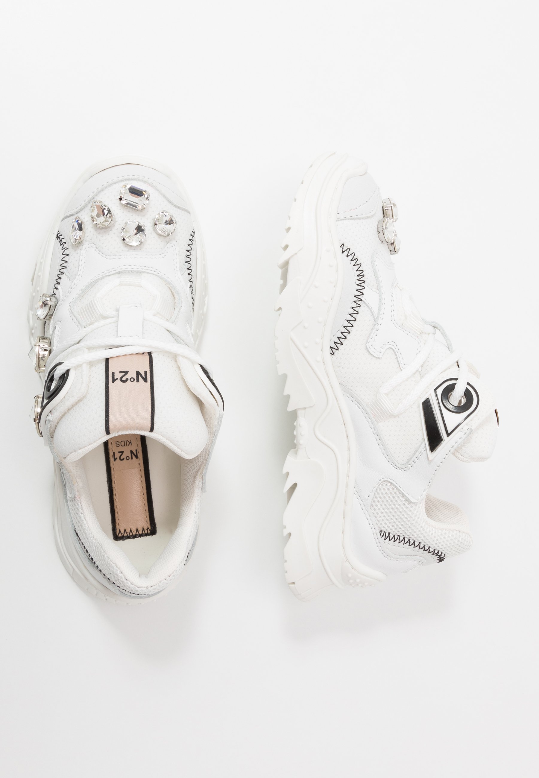 N°21 RUNNING - Joggesko - white /tan N°21 RUNNING - Joggesko - white /tan