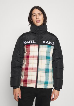 Karl Kani RETRO BLOCK PUFFER JACKET UNISEX - Žieminė striukė - multicolor