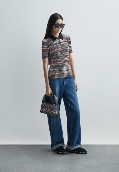 Missoni BETH - Pantuflas - black/multi blue