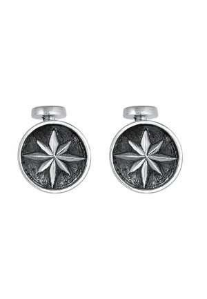 KUZZOI MARITIME LOOK - Boutons de manchette - silber