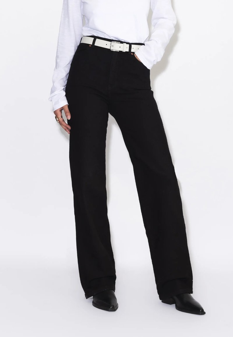 Dr.Denim MOXY HIGH STRAIGHT - Jeans Straight Leg - solid black