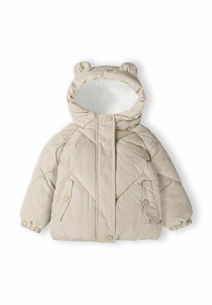 EARS DETAILD HOOD - Winterjacke - stone