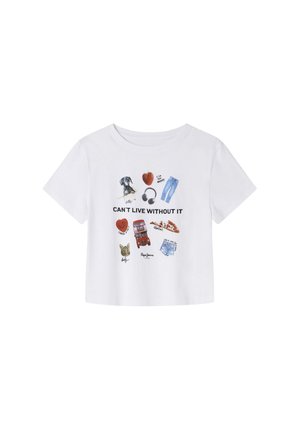 CYNDI - Print T-shirt - white