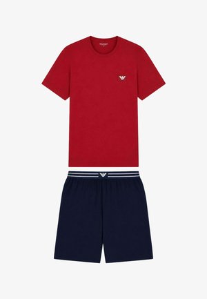 Emporio Armani, PIGIAMA UOMO SET - Pigiama - rosso blu