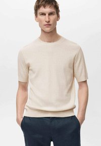 Mango PAULE - Tricou basic - off-white