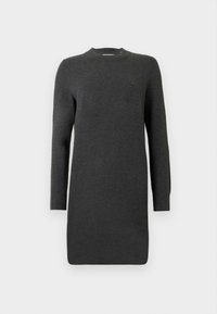 DRESS LONGSLEEVE CREW NECK - Džemperkleita - anthra melange