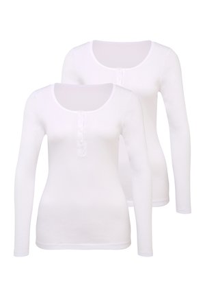 PACK OF 2 - Langarmshirt - weiß