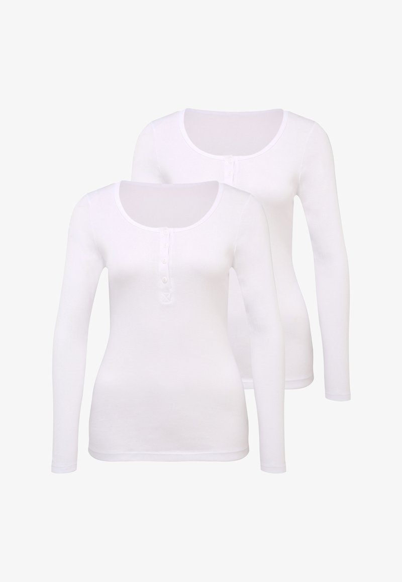 Maniche Lunghe Magliette Bianche Cotone PACK OF Maglietta A Manica