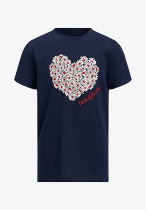 T-shirt print - dark blue