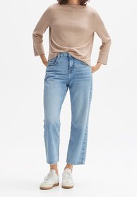 OPUS Langarmshirt - beige