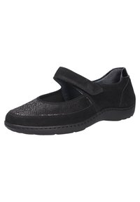 Waldläufer Ballerine con cinturino - schwarz