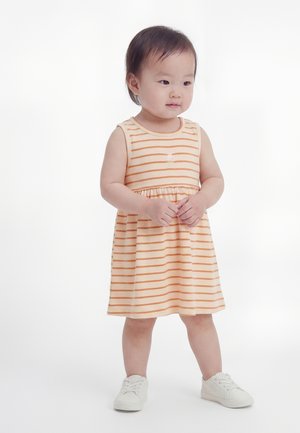 Wheat MARTHA - Džersejové šaty - orange stripe