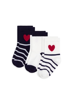 3 PACK - Socken - white navy