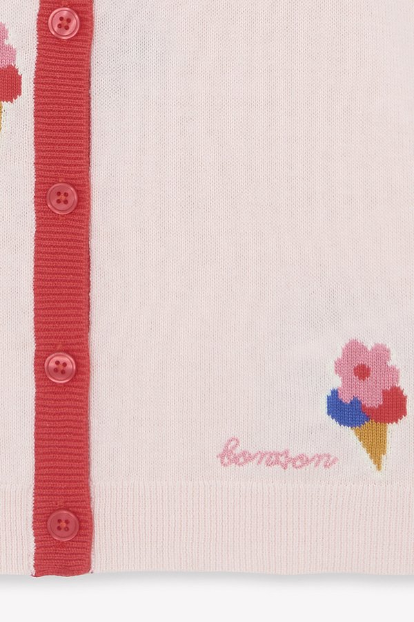 GILET LUCIE - Cardigan - rose parfait3