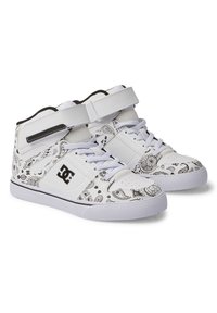 DC Shoes Vysoké tenisky - wwi white white black print
