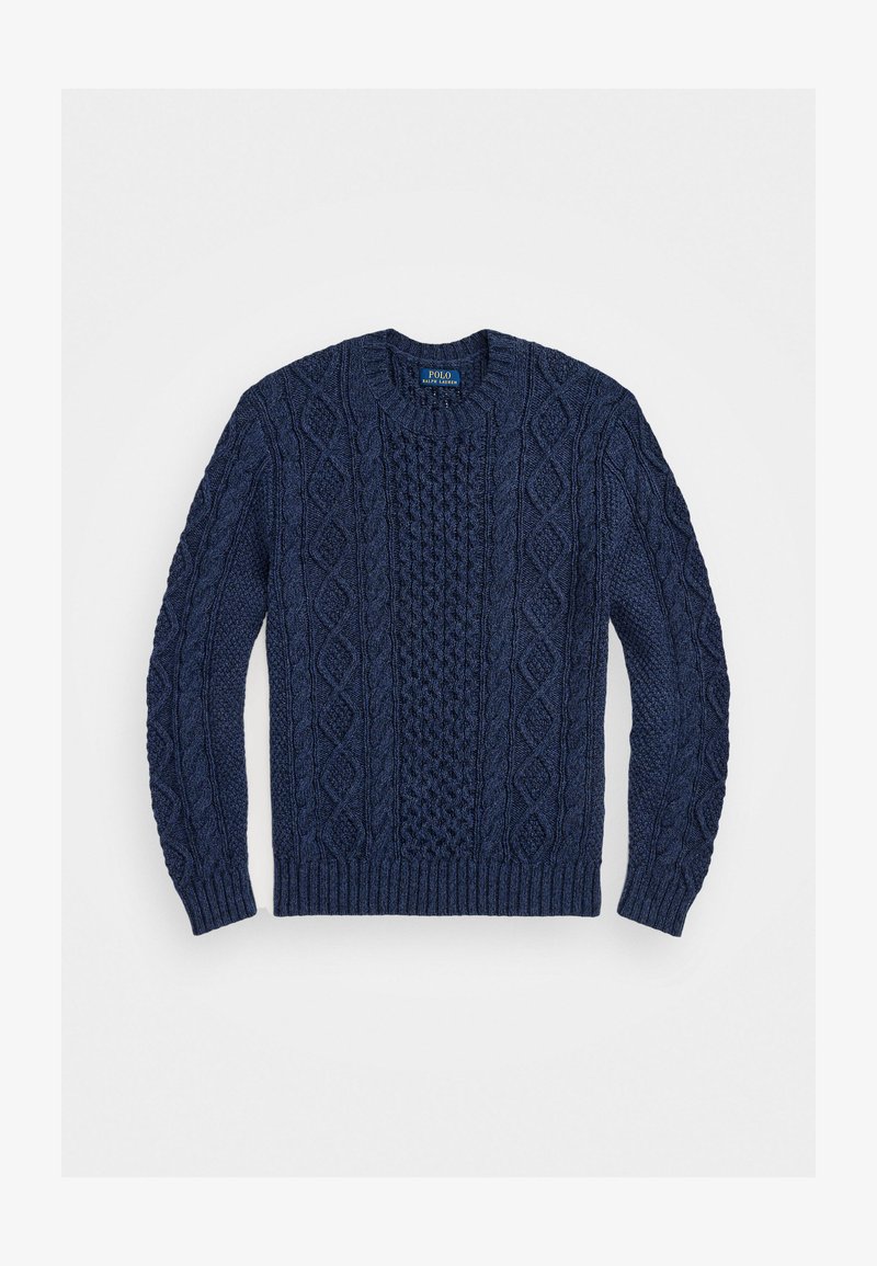 Polo Ralph Lauren THE ICONIC FISHERMAN'S JUMPER - Džemperis - navy combo