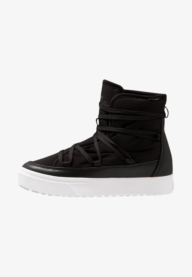 CHAMONIX - Stivaletti stringati - jiffy black/shell white