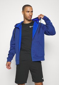 Nike Performance Camisola com fecho - blue void heather/game royal/black