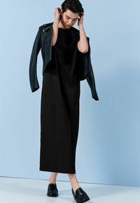 Next CAP SLEEVE CREW NECK - Dzsörzéruha - black