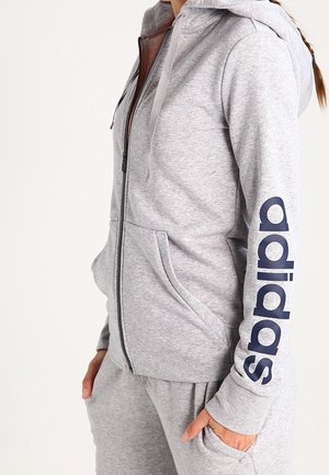 Mikina na zip - grey