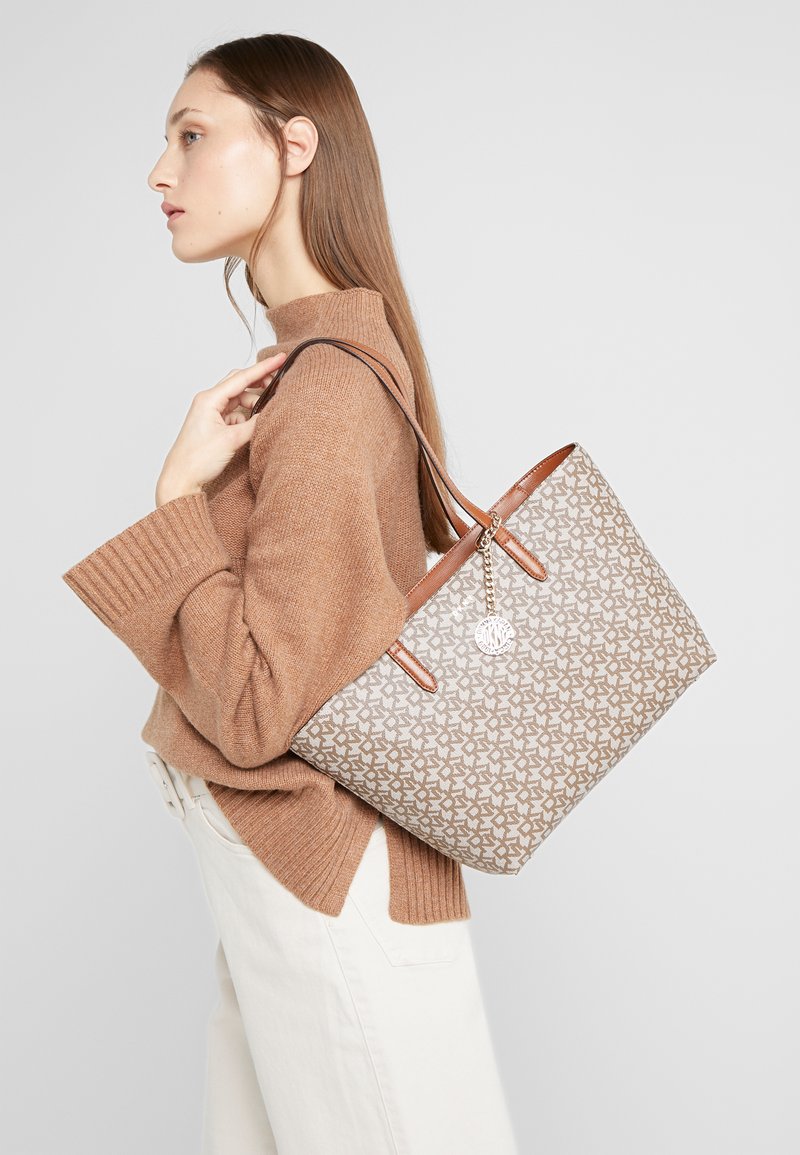 dkny logo tote
