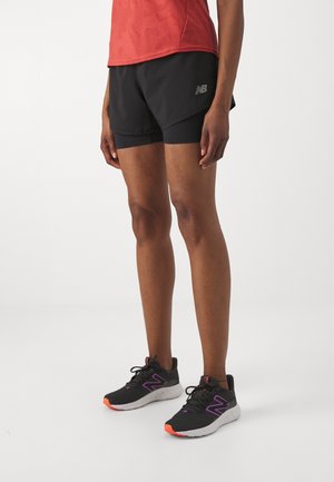2-in-1 short - black
