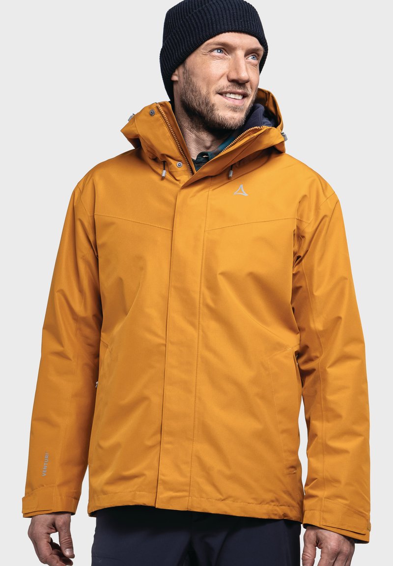 Schöffel DOPPEL 3IN1 STYLE OKERE - Hardshelljacke - gelb