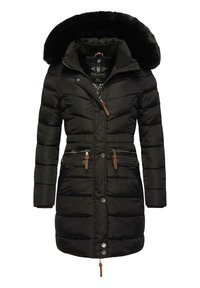 Navahoo - PAULA - Winter coat - black with black fur Thumbnail Image 1