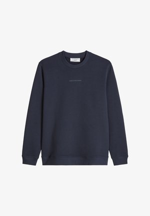 Marc O'Polo DENIM, CREW NECK, PRINT, REG FIT - Φούτερ - dark navy