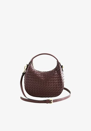 Next, WEAVE HAND HELD BAG - Umhängetasche - berry red