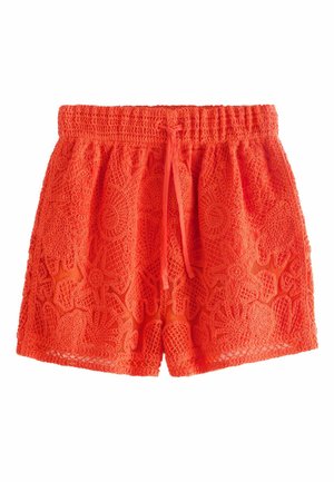 Next, REGULAR FIT - CROCHET TIE WAIST SHORTS  . - Šortky - orange