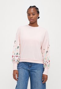 ONLY Petite ONLBROOKE O NECK FLOWER - Ikdienas džemperis - potpourri