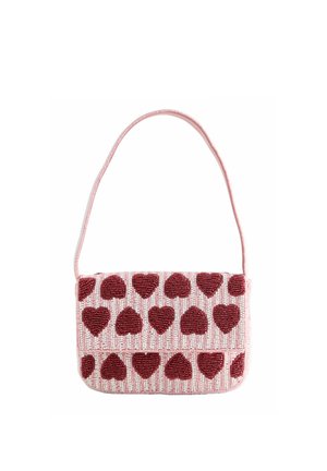 HEART BEADED SHOULDER  - Handtasche - pink