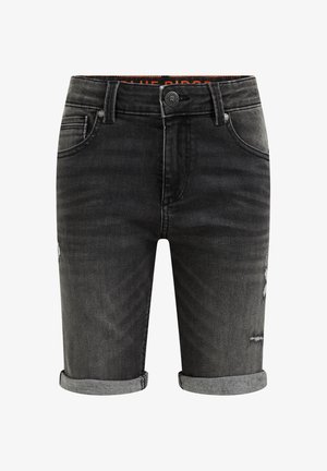 REGULAR FIT VAN JOG - Jeansshort - black